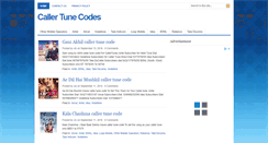 Desktop Screenshot of callertunecode.com